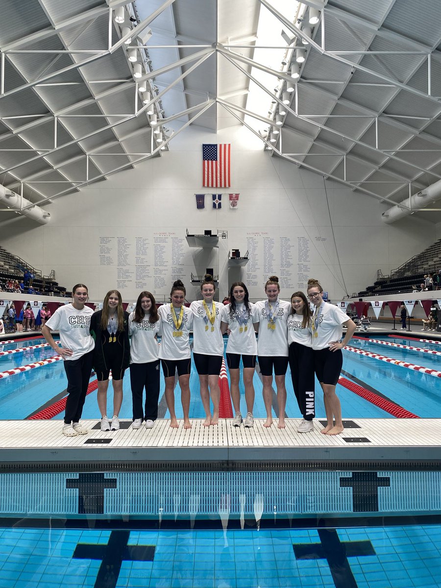 cminutemen's tweet photo. Congrats to our Girls Swimmers &amp; Diver on a sixth place finish at today’s State Finals! https://t.co/yS7yLBJNJa