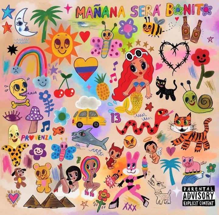 PopCrave's tweet photo. .@KarolG unveils artwork for her new album ‘MAÑANA SERÁ BONITO’ which will be released February 24. 

The 17-track album will feature collaborations with Quevedo, Carla Morrison, Sean Paul, Sech, Bad Gyal, Justin Quiles and Angel Dior. https://t.co/nHgxWpm4zA