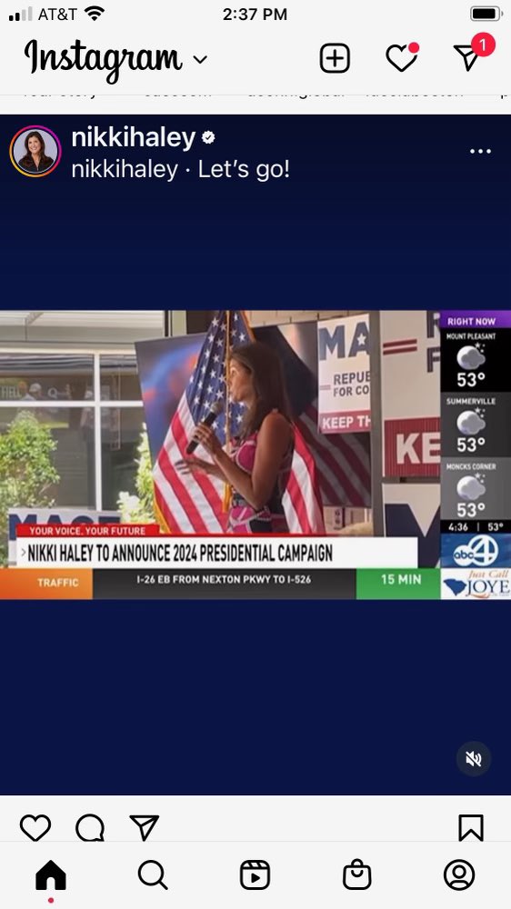 Det här är en riktigt bra kandidat - kul, kanske jag har träffat en blivande president <a href="/NikkiHaley/">Nikki Haley</a>