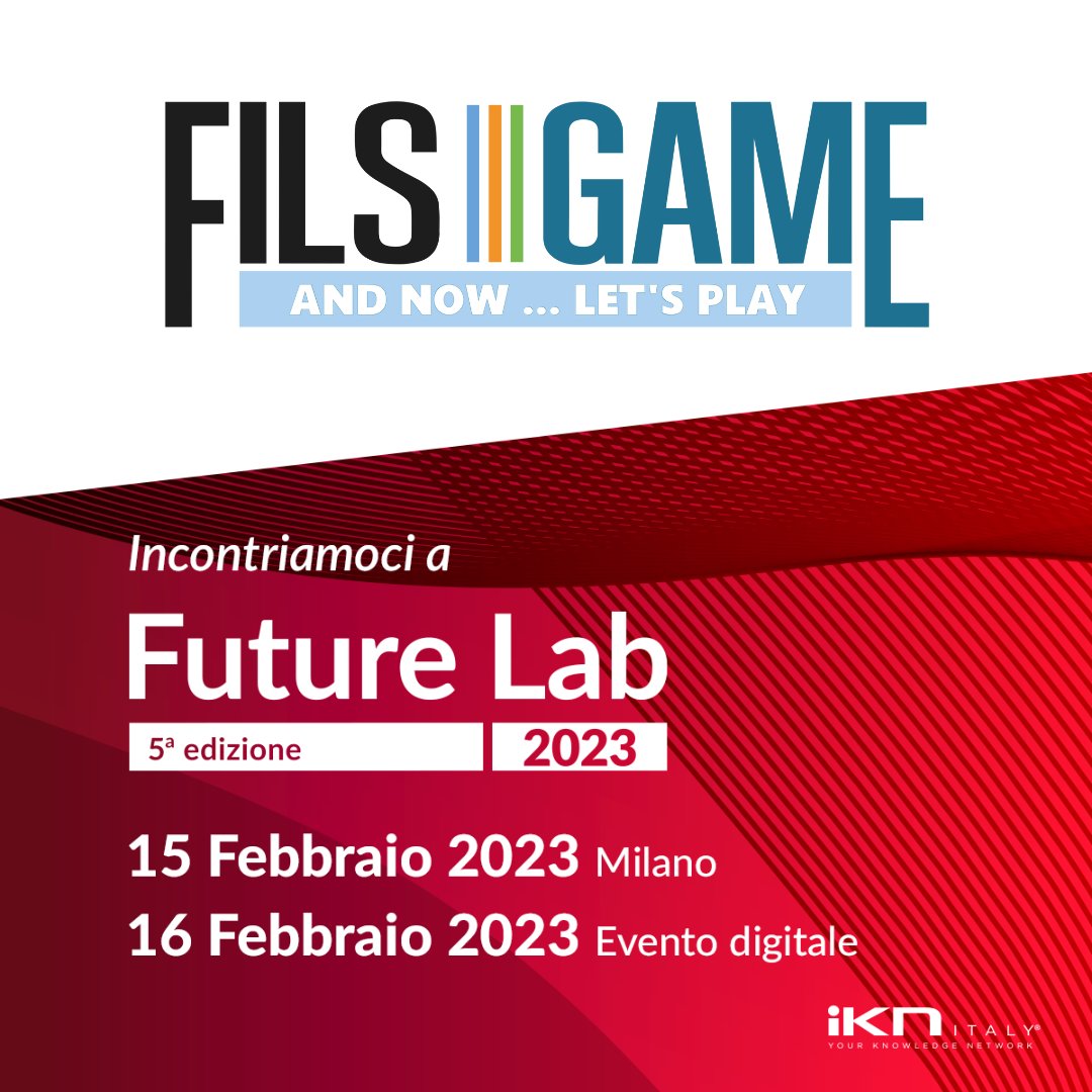 FilsGame's tweet photo. 💻🕹️🎮Next Wednesday, #FilsGame will participate at the #FutureLab event in #Milan by @IknItaly. During the panel moderated by @AleCrisantemi we will speak about #gaming and #metaverse as a valuable instrument to business growth.
@GiocoNews_it @stefregoni @FilsGame 🎮🕹️💻 https://t.co/sNBVjxaJAS