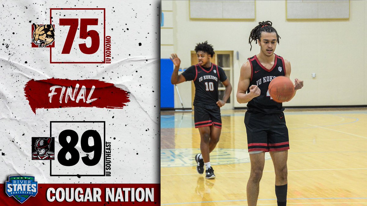 Cougars fall at IU Southeast.

Hunter White led with 14 pts, 7 reb, &amp; 6 ast.

#RollCougs