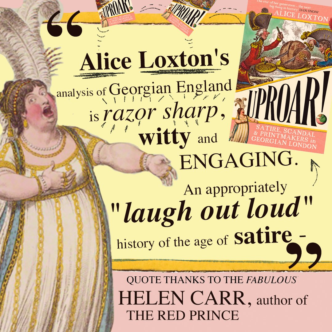 ✨'RAZOR SHARP, WITTY AND ENGAGING'✨

Thank you so much @HelenhCarr! So glad you enjoyed UPROAR! 

Coming 2nd March - pre-order your copy now! 
linktr.ee/aliceloxton
