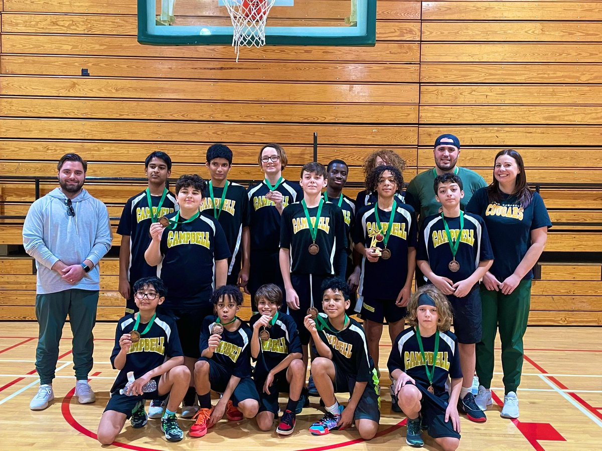 Great experience for <a href="/JohnCampbellPS/">John Campbell PS</a> boys basketball team as they competed in the Saint Clair Jr.Saints basketball tournaments. Consolation Champs in a “large” school tournament. Well done cougars!