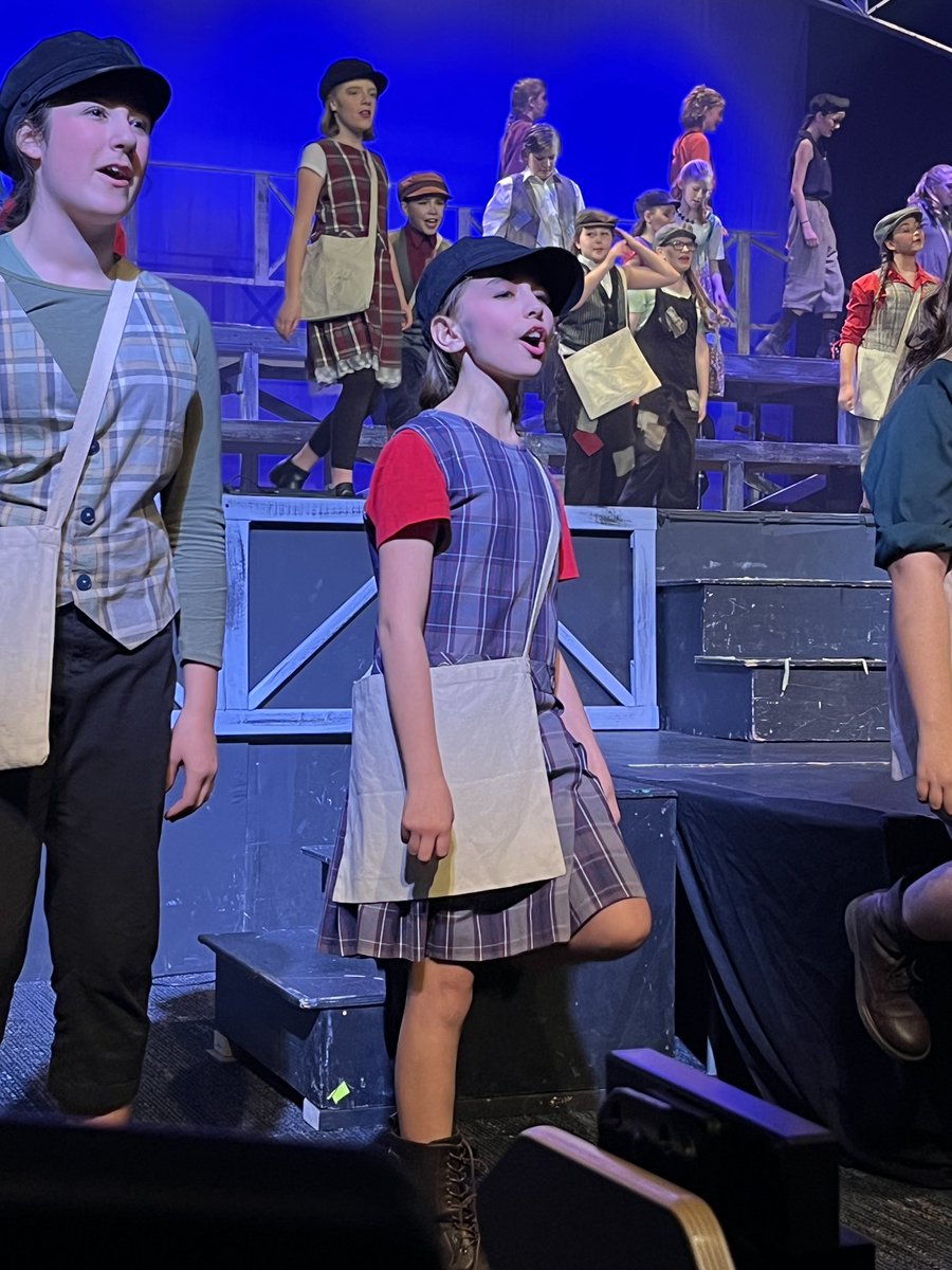 Amazing what the cast of Newsies accomplished in such a short time. What talent!
This lady playing Ethel caught my eye!