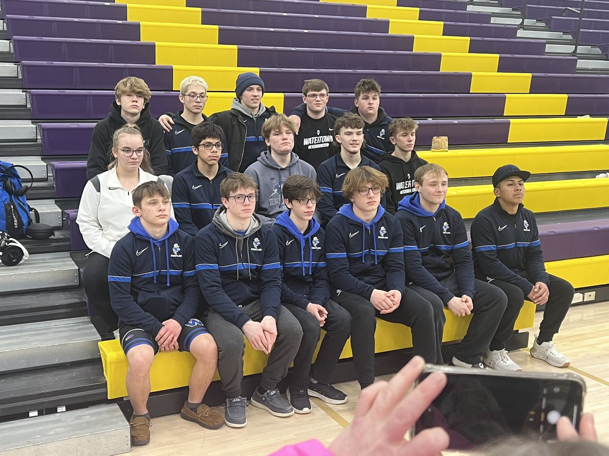 And also, for the first time in program history, Watertown send all 14 boys wrestlers to the sectional championships! <a href="/WuTownWrestling/">Watertown Wrestling</a> <a href="/WTTNathletics/">Watertown Athletics</a>