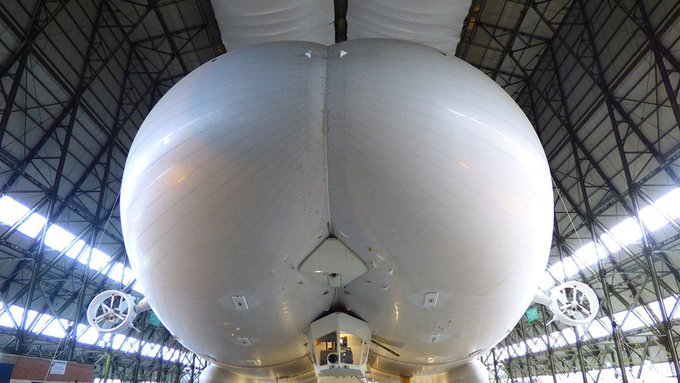 1 pic. The worlds largest aircraft prototype is called the Air Lander 10. The helium pumped hybrid aircraft