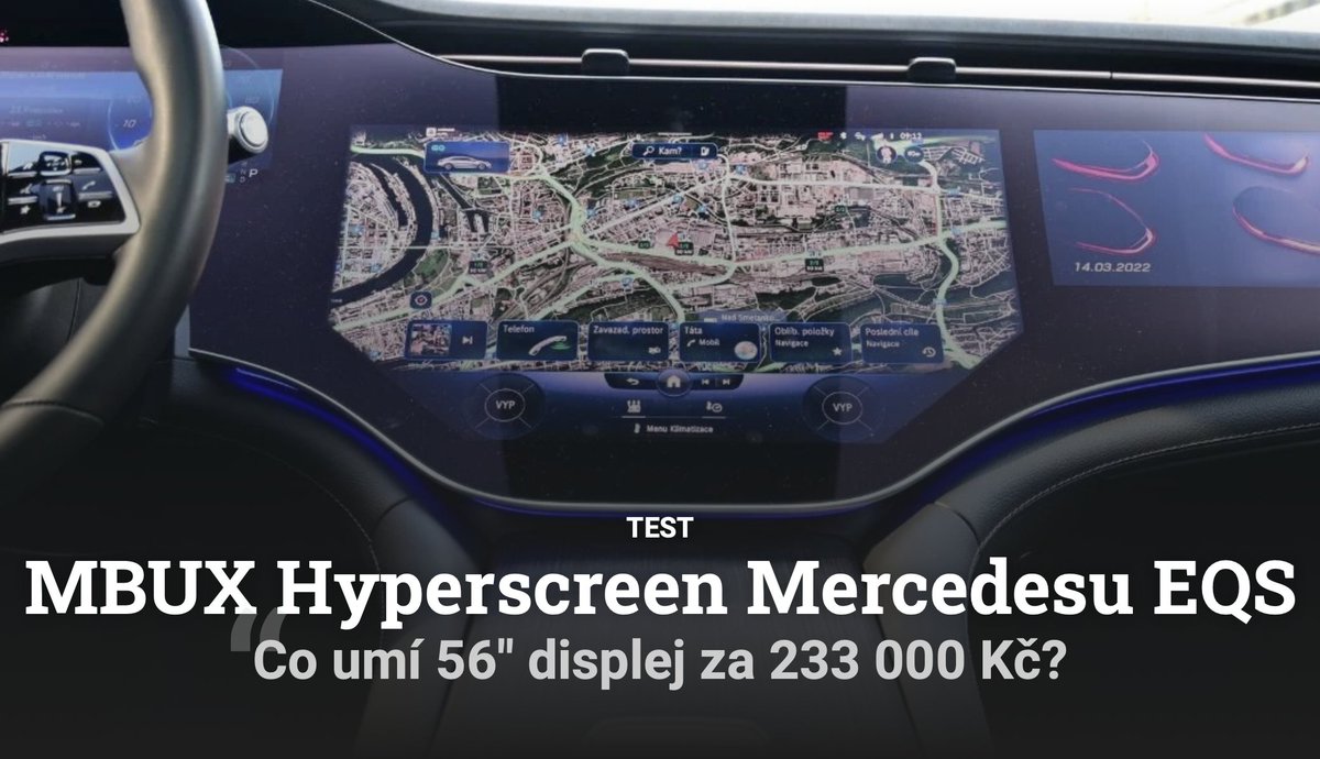 fDrivecz's tweet photo. Máte rádi technologie v autech? Už jste četli náš test systému MBUX Hyperscreen? Pokud ne, článek s testem naleznete zde:  https://t.co/x5MWArJm1Q

#technologie #infotainment #MercedesBenz #MBUX #Hyperscreen #mbuxhyperscreen @MercedesBenzCZ https://t.co/R7ISsYwUvt