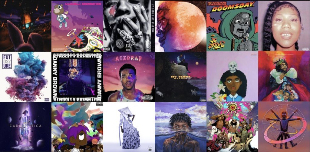 nfr_podcast's tweet photo. Choose 3 of your favorite albums/mixtapes with purple covers 🟣⤵️ https://t.co/9w8ccnJ3mx