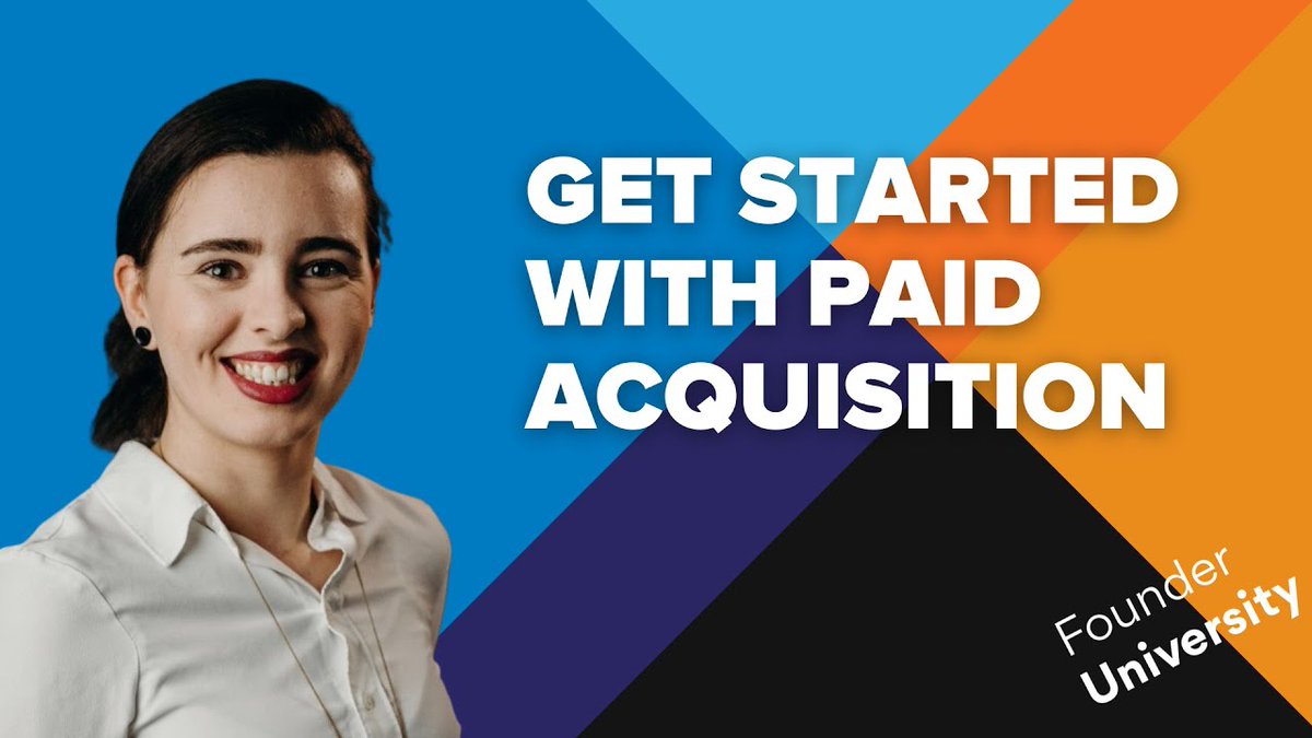 RunnymedeCap's tweet photo. Get Started with Paid Acquisition https://t.co/e6Mc6WC3gL | Founder University @Jason Calacanis & @mollywood @TWiStartups @JenBryan_ @VelocityGrowth_ π #Startups #Founders #JenBryan #VelocityGrowth #PaidAcquisition #CustomAudiences #AdTargeting #FounderUniversity https://t.co/AnJ7PYE8UN