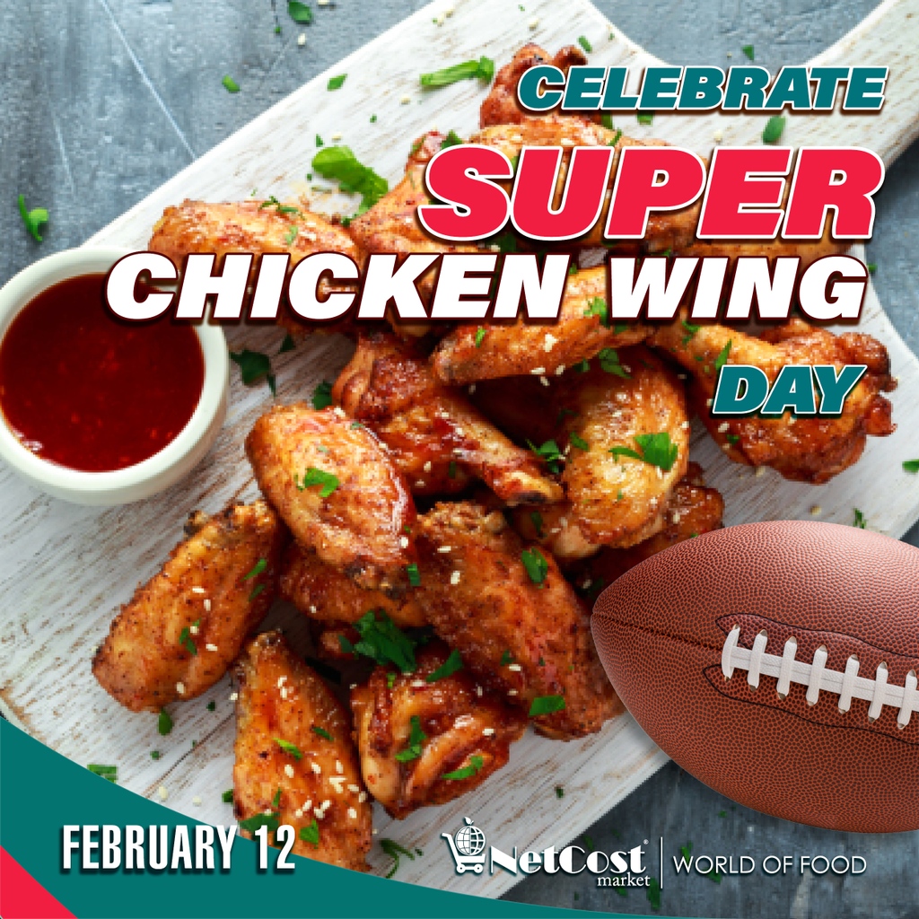 netcostmarket's tweet photo. Super Chicken Wing Day is a day dedicated to celebrating one of the most popular snacks in the world. 
So why not head down to your nearest NetCost Market store today and stock up on some fresh chicken wings?
Let's create your own delicious wing feast at home the way you like! https://t.co/FTDyPxe3qc