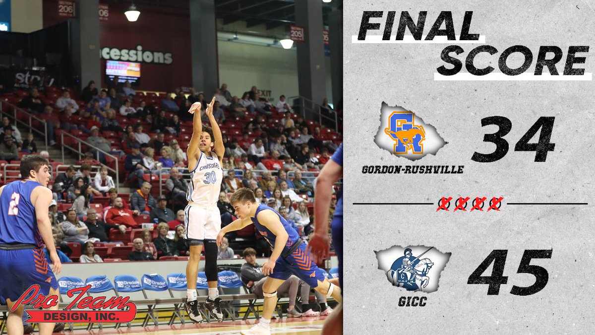 And that's a wrap for game 6 

<a href="/GICCbasketball/">GICC Boys Basketball</a> takes the win over <a href="/grmustangs/">Gordon-Rushville PS</a>

#HHC2023 | #nebpreps