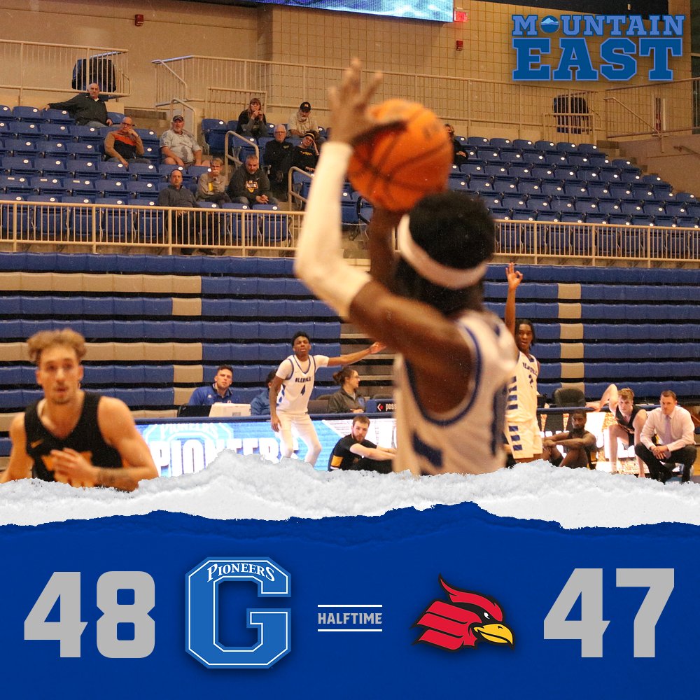 GSUpioneers's tweet photo. GSU Men's Basketball leads the Cardinals 48-47 at the half‼️ #PioneerNation #GSUMBB #LetsGoPioneers
📊#10 Jamarvious Jones: 14 PTS, 2 REB
📊#4 Freddie Word: 9 PTS, 5 REB, 2 STL
📊#20 Trevor Chandler: 7 PTS, 2 REB https://t.co/UAiKoeTLdH