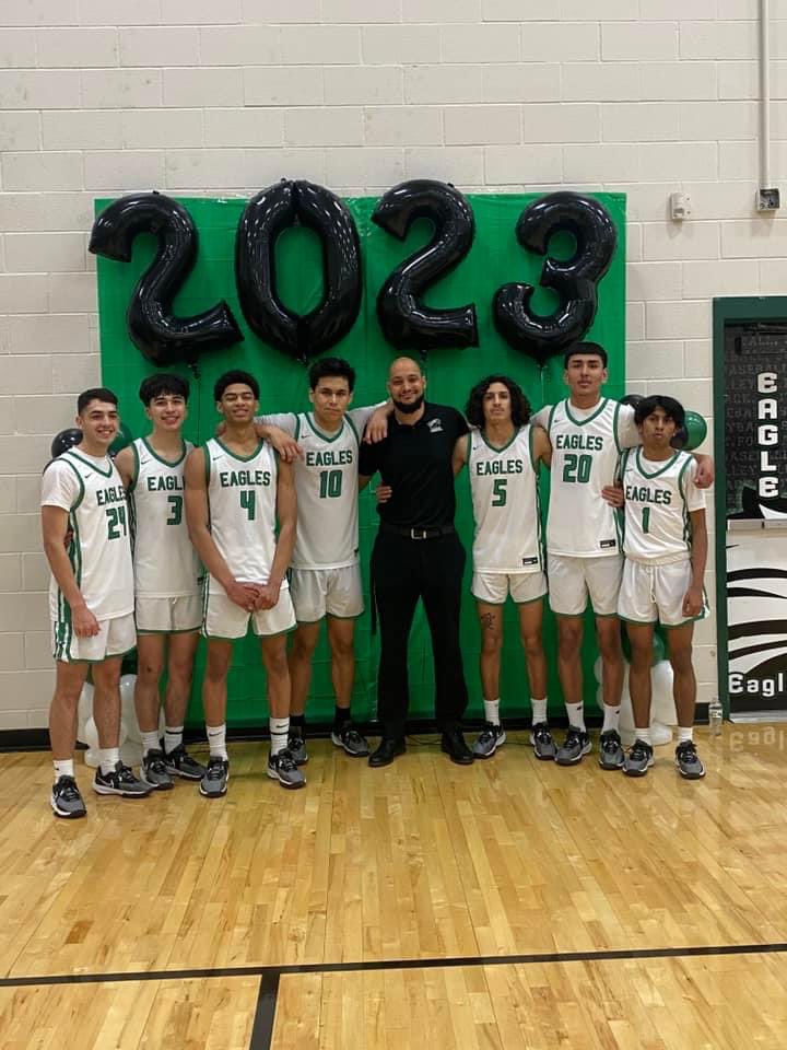 These guys got the send off they deserve! <a href="/hoopinsider/">Hoopinsider</a> <a href="/AthleticsPISD/">PasadenaISDAthletics</a> <a href="/PasadenaISD_TX/">Pasadena ISD</a> <a href="/PasadenaCitizen/">Pasadena Citizen</a> <a href="/PasadenaHigh/">PHS Eagles</a> #ForNotWith #ProudCoach