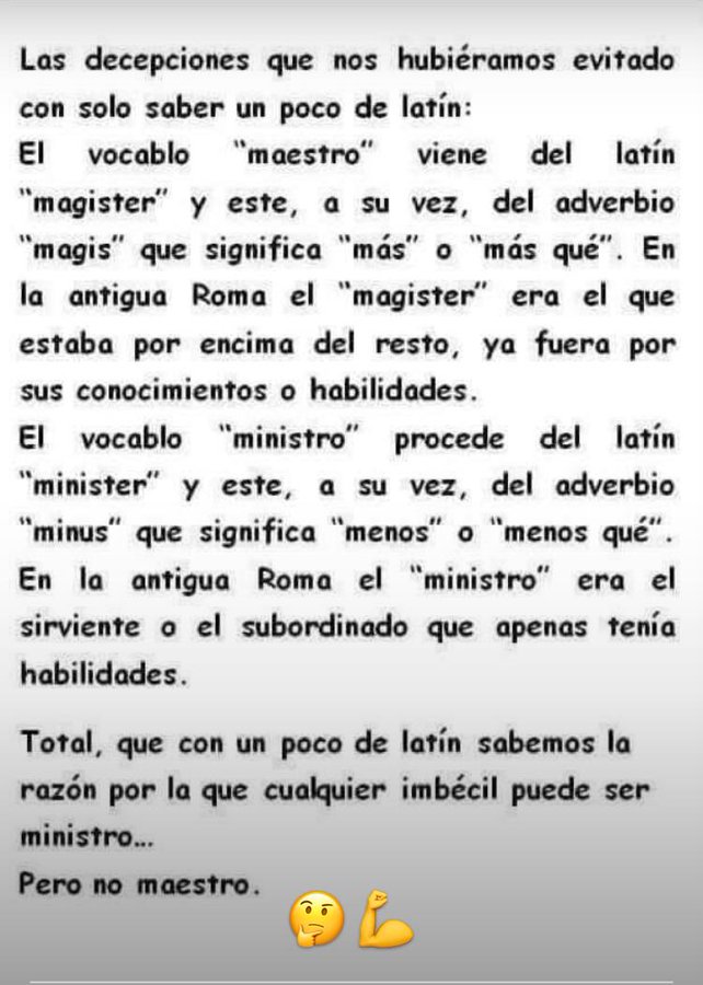No lo digo yo!!! Orgullosa de ser maestra y no ministra 🤓