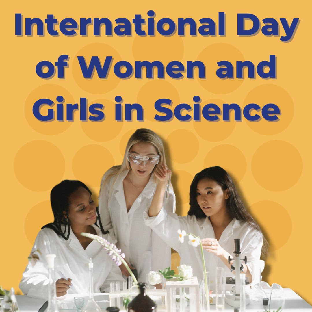 Celebrating all the incredible women and girls in science today and every day! Keep breaking barriers and inspiring the next generation to pursue their passions in the science fields. 💪👩‍🔬 #InternationalDayOfWomenAndGirlsInScience #WomenInBio 💫