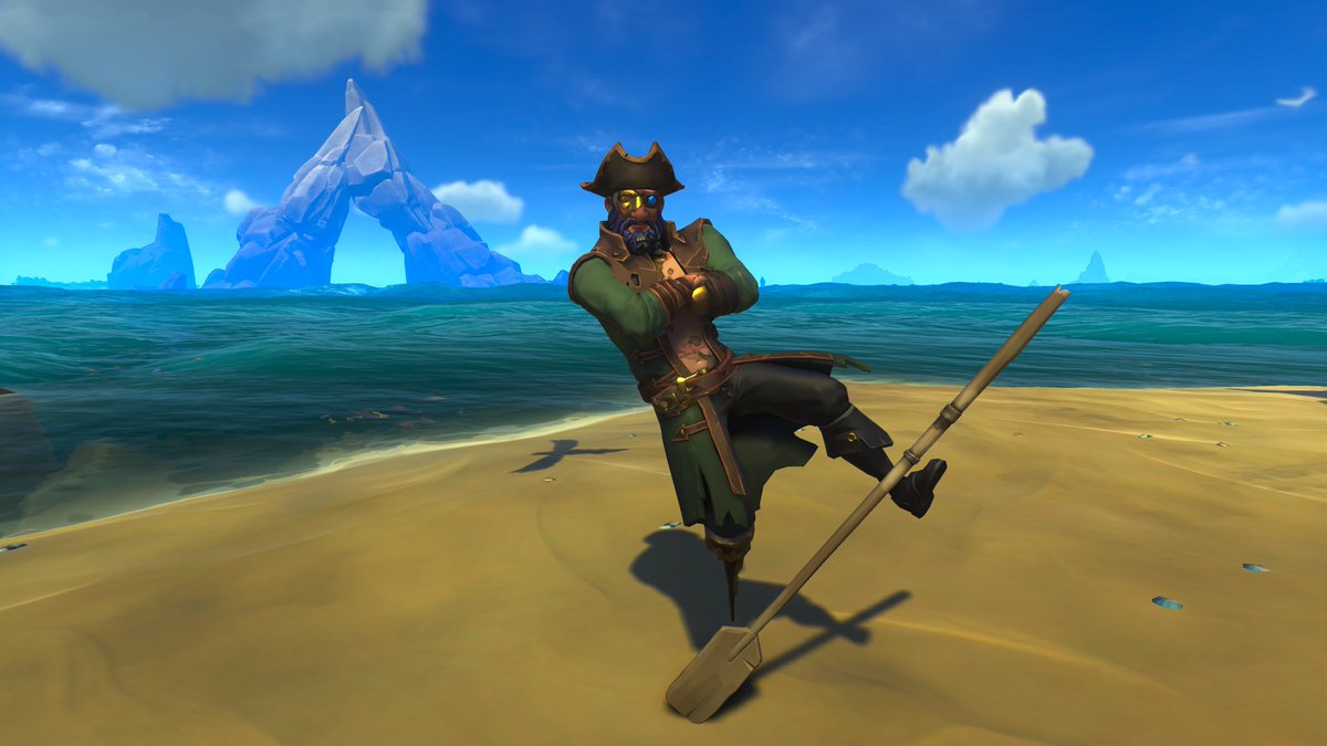 MagmaLemur's tweet photo. This is my pirate, there are many like him, but this one is mine. #BeMorePirate #SeaOfThieves #SeaOfThievesCommunityDay https://t.co/U9YuZAgbSj