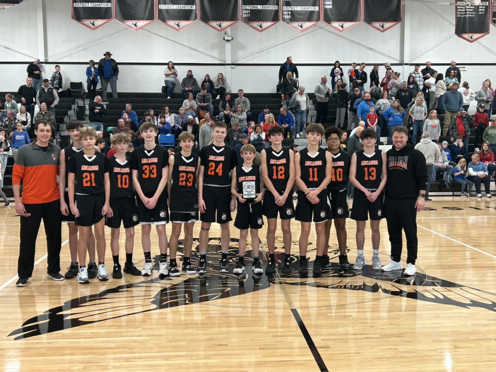 ABMiddleSchool's tweet photo. Trojans fall in the finals. Great effort boys. Proud of you! @ArcanumTrojans @ArcTrojanPride https://t.co/xUDvgB4s5l