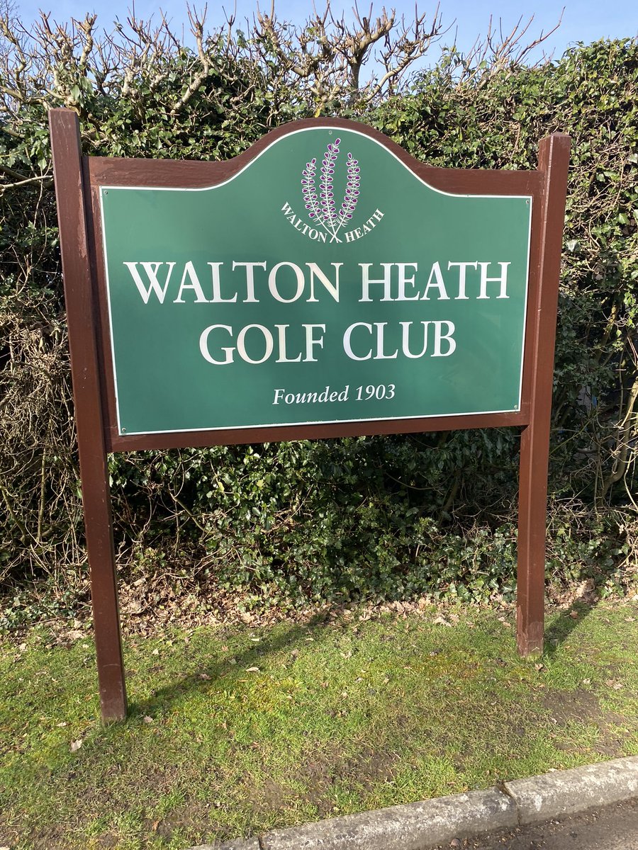 JohnSkerritt's tweet photo. Another great weekend for the memory bank. This time getting to play @waltonheath_gc already planning to get back over next year!! #golfweekends #golfwoththeboys https://t.co/OwEUiBRRzT