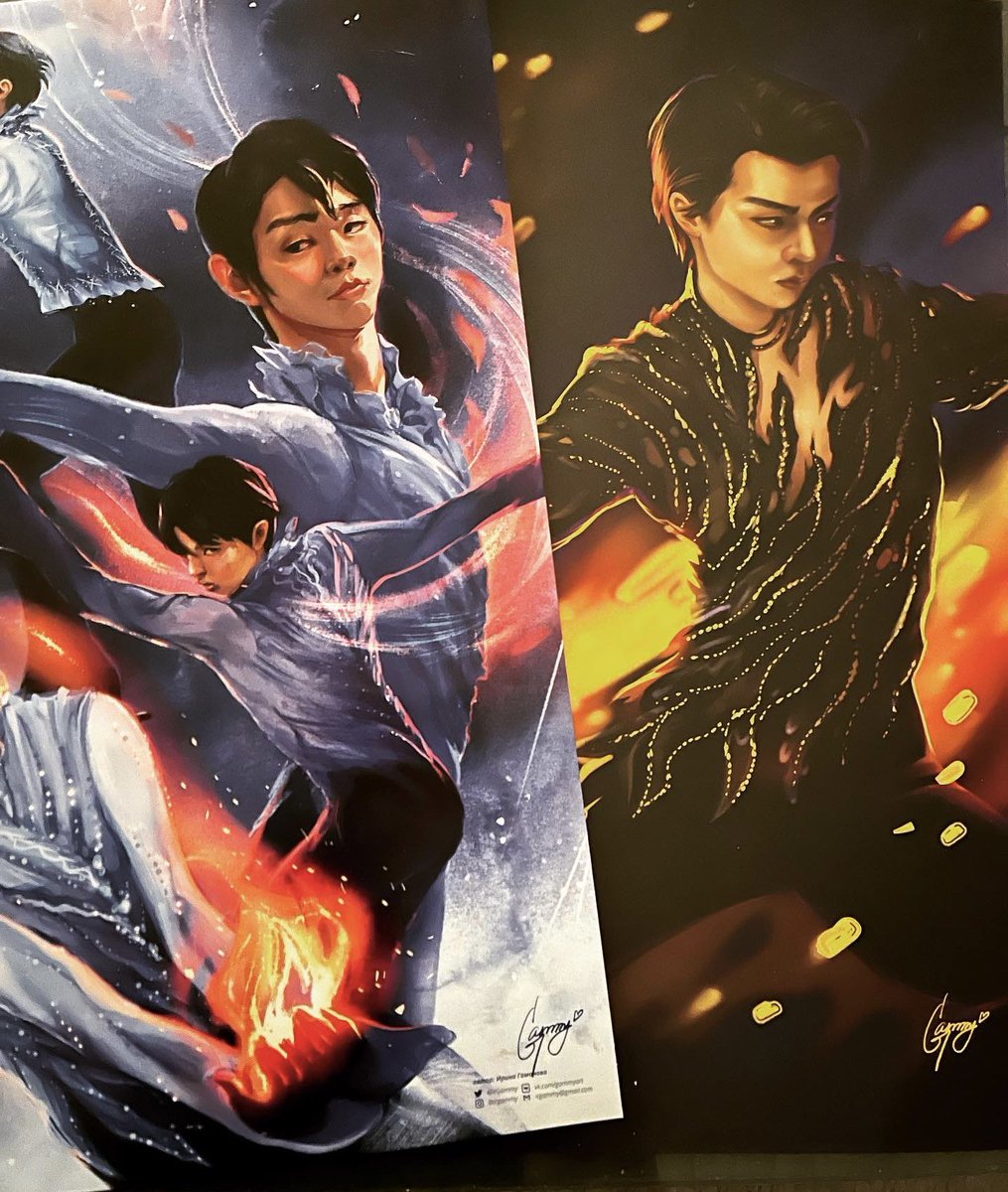 Yuzurubbish's tweet photo. I got surprised today and I love it so much. It’s been a long journey but finally they arrived safely. And it was so worthy. Thank you @irGammy. 
Please check her art 🌸
And on top she is a super sweet person. 
#羽生結弦 #HANYUYUZURU #YuzuruHanyu https://t.co/tPUXAAqANQ