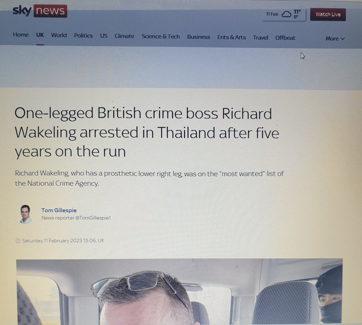 RobSarge1's tweet photo. Not sure if @skynews have found a dark sense of humour, or just not really thought this through. I'd guess the latter.... https://t.co/Eyr8QzMzxV