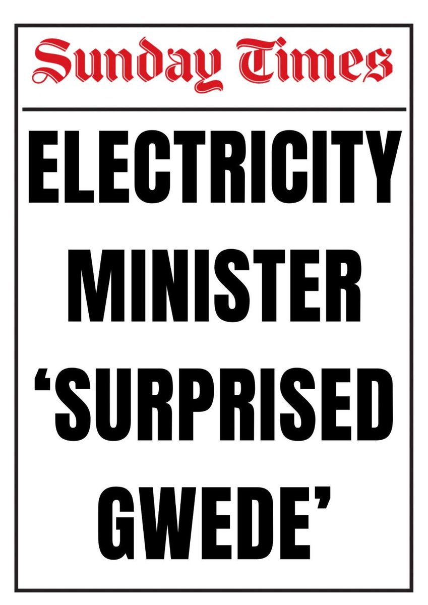 SundayTimesZA's tweet photo. New electricity minister is just 'a project manager' says Gwede Mantashe, in the #SundayTimesZA tomorrow https://t.co/Vbs5zZ9eSV