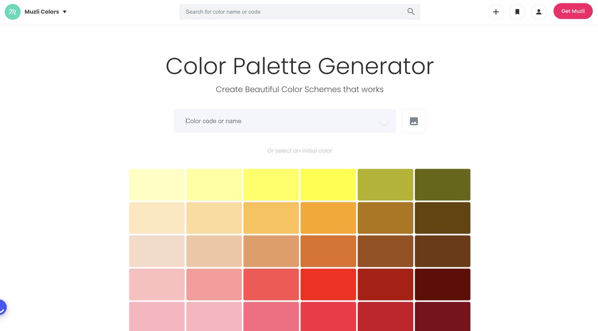 Jan Mraz on Twitter "4. Muzli Colors Easy tool for generating color