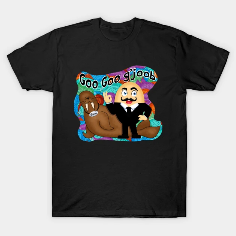 ShellStJames1's tweet image. $16 - Walrus and Eggman T-Shirt - Original Art Inspired by the Beatles
 teepublic.com/t-shirt/393612…
#Beatles #British #60s #60sMusic #Eggman 
#giftideas #boyfriend #Girlfriends #ValentinesDay