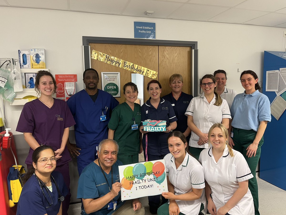 Q (@qmeista2) on Twitter photo The Frailty Unit YGC is 1 year old! So proud to be managing such a great service and team! Exited for what is ahead! Thank you to <a href="/chatterjee_in/">Indrajit Chatterjee</a> for trusting me to lead this project and for <a href="/lindahatchett/">Linda Hatchett</a> for all of the support you have shown us #teamfrailty The Frailty Unit YGC is 1 year old! So proud to be managing such a great service and team! Exited for what is ahead! Thank you to <a href="/chatterjee_in/">Indrajit Chatterjee</a> for trusting me to lead this project and for <a href="/lindahatchett/">Linda Hatchett</a> for all of the support you have shown us #teamfrailty