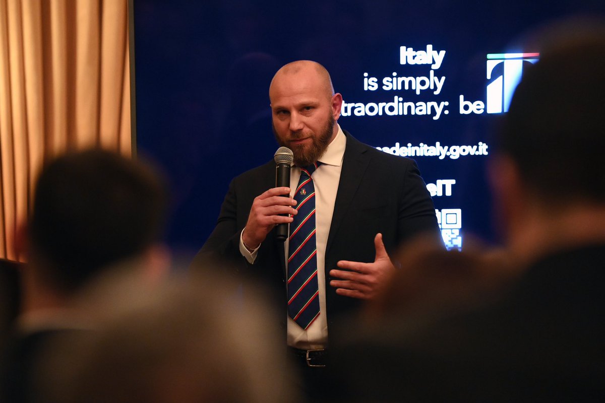 Such an honour and a privilege to talk about the values and the spirit of our loved sport at the Italian Embassy in London. I have always felt the responsibility of representing Italy when I was abroad and I had the umpteenth opportunity and the honour to do it again.