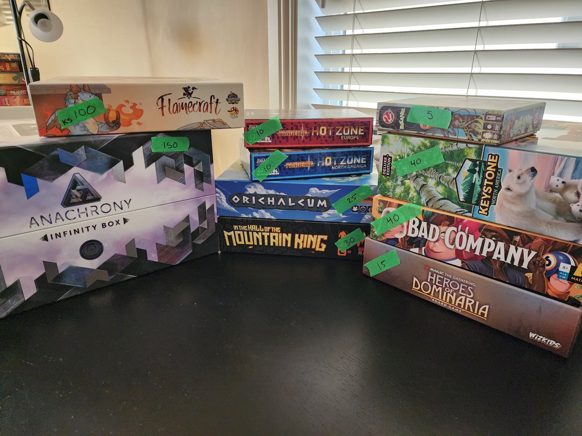 Looking for some deals on used games, or to sell some games? We will be hosting another auction and flea market at #GOBfest2023! #yeg #boardgames