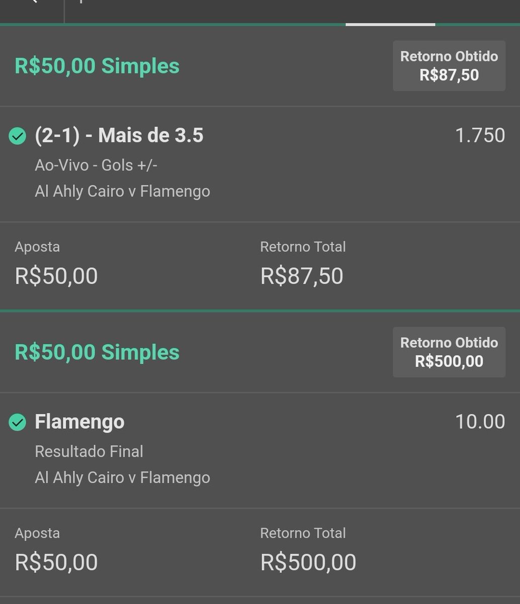 slskou's tweet photo. @GuiadasApostas a oportunidade surge, a gente arrisca. ✅️✅️ https://t.co/sntBuNKvK1