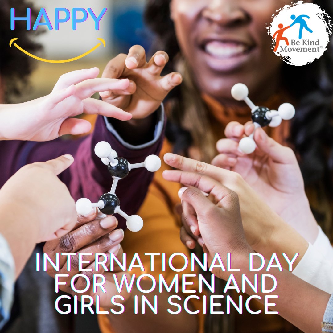 bekindmovement1's tweet photo. Happy International Day For Women and Girls in Science 😍
A kinder world means a fair distribution of opportunities across all genders. 
#BeKind
#BeKIndMovement
#InternationalDayForWomenAndGirlsInScience https://t.co/shW5lrIXMe