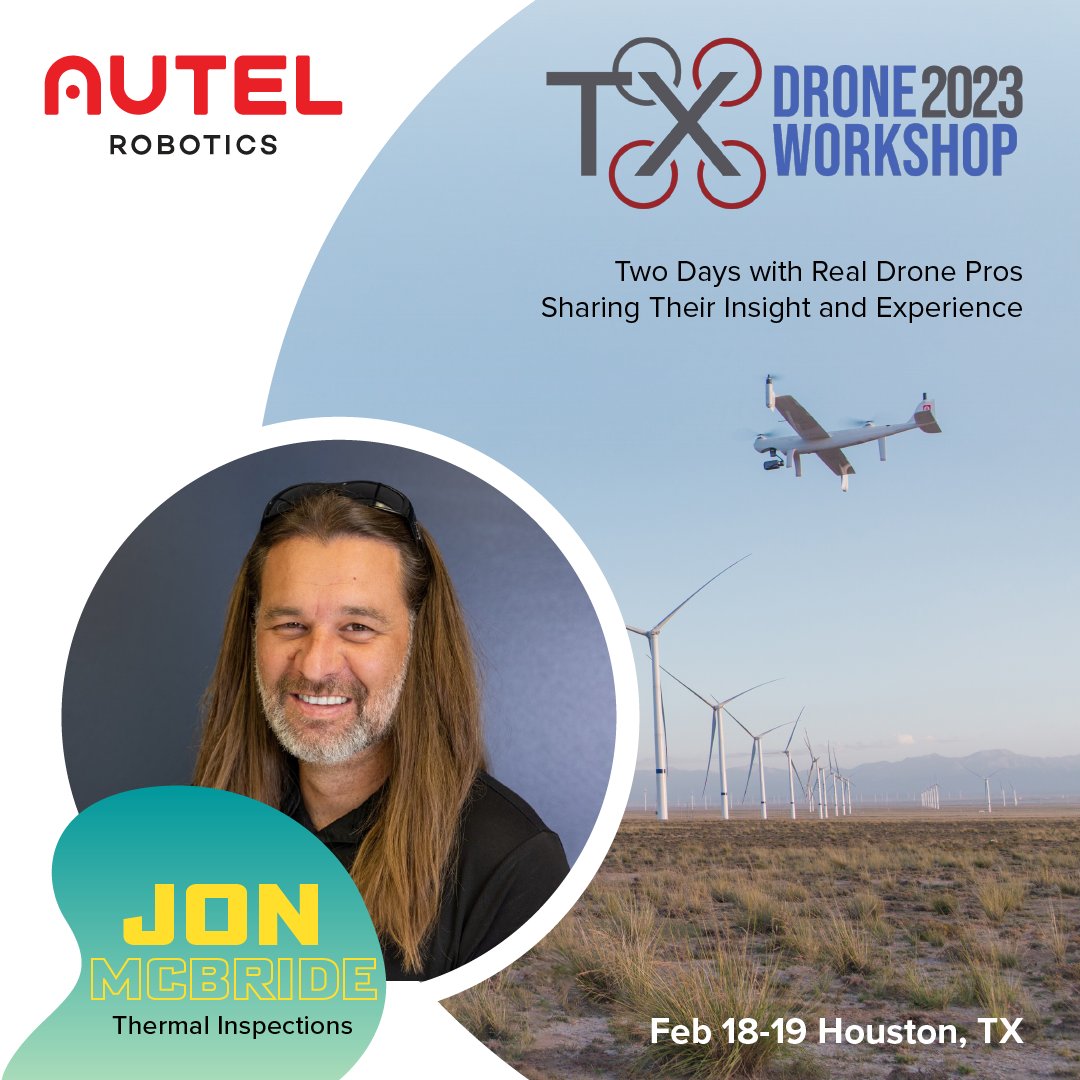 AutelRobotics's tweet image. Our very own Jon Mcbride will be tackling the Dragonfish drone and its unique thermal capabilities at TX Drone Workshop. Don&apos;t miss out on this unique opportunity to get unique insights into our Dragonfish! 

When: Feb 18-19th
Where: Spring, TX

#Drones #AutelRobotics #Workshop