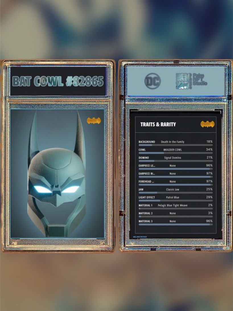 creekdogg32's tweet image. Can’t thank you enough @42Point0 for creating this masterpiece of my Bat Cowl!! My🦇 Card Markup #heedthecall @DCNFTOfficial @batcowls 💪💜🦇     @Legacyt02  thanks for vouching for me