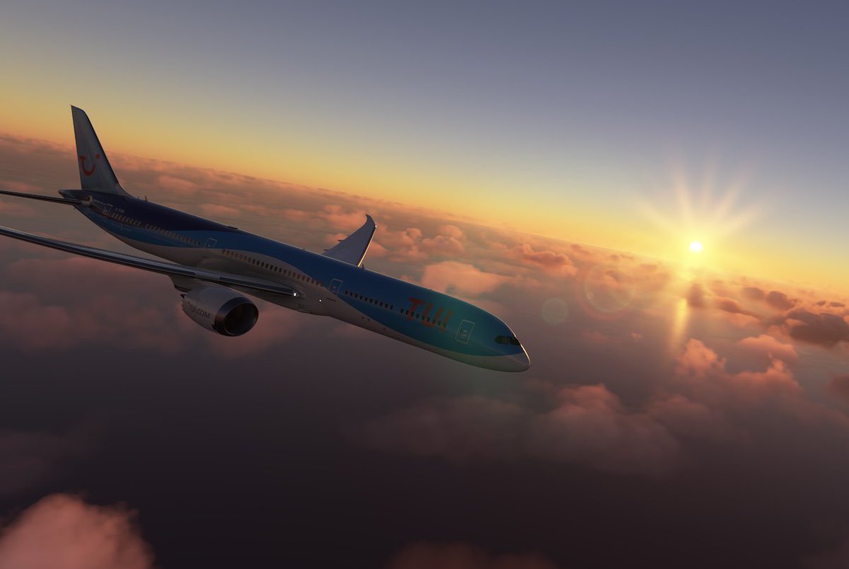 huffgaminggta's tweet photo. Sunset above English Channel! ✈️
#FlightSim #MicrosoftFlightSimulator #EnglishChannel #XboxCapture @MSFSofficial @TUIUK https://t.co/wNWJx8nhE2
