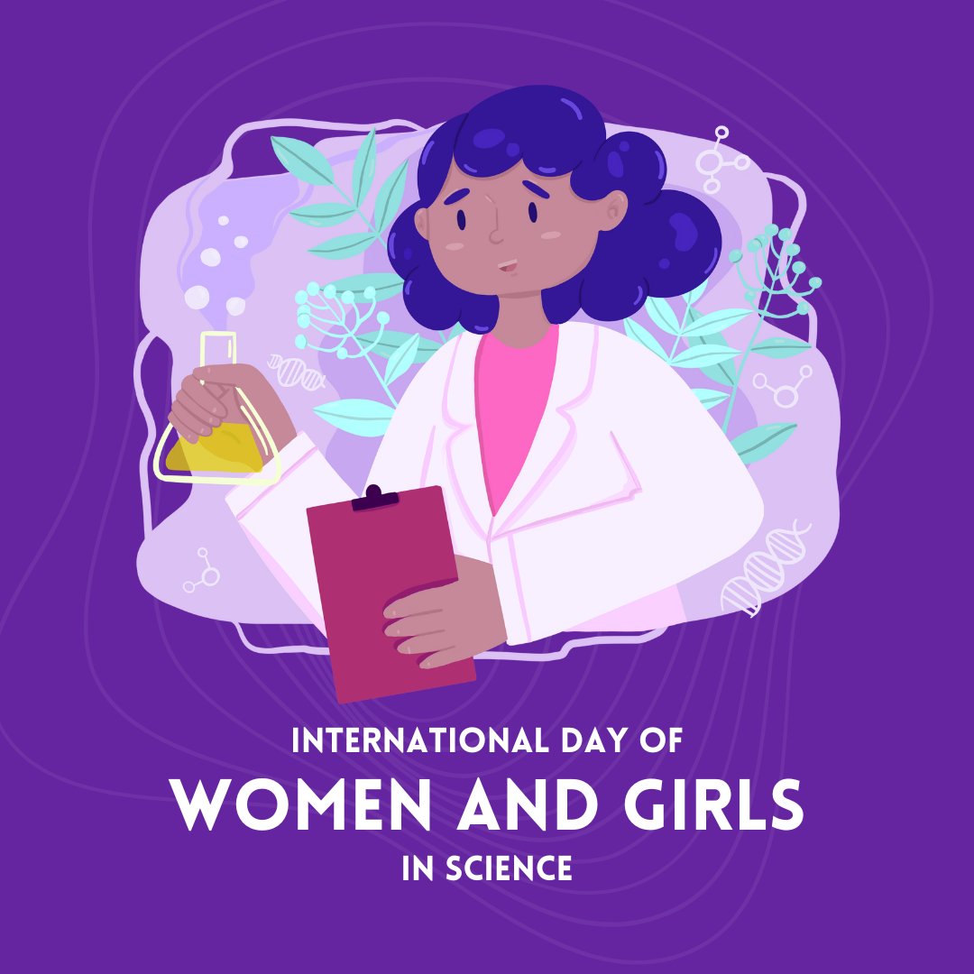 Happy International Day of Women and Girls in Science! It is so important that women, girls and non-binary folk are supported and encouraged in STEM -- when youth see a diversity of people excelling, it lets them know that they too can become leaders in these fields. #February11