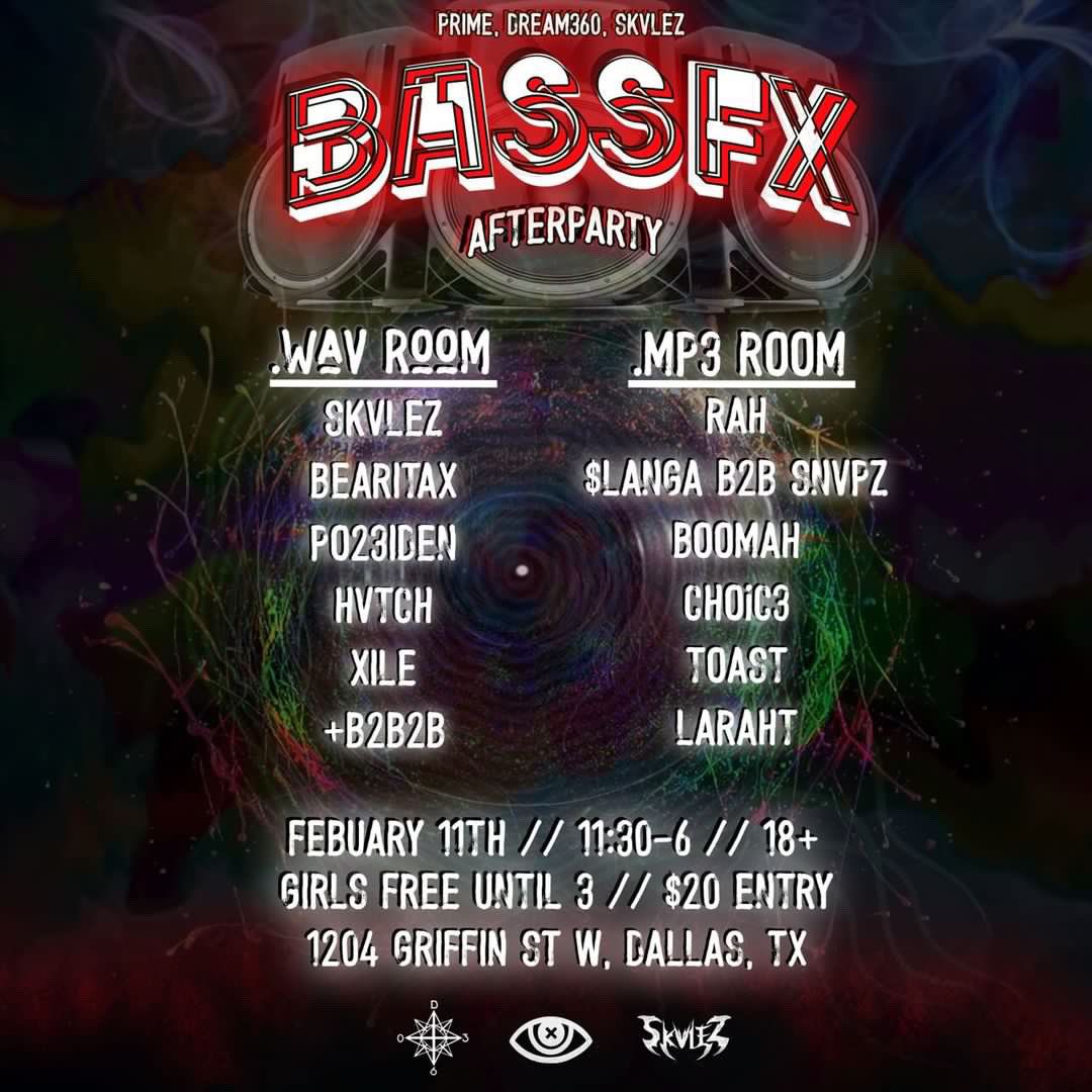 TONIGHT RIGHT NEXT TO SOUTHSIDE BALLROOM COME THRU 🔊 

⏰- 11:30 - 6:00