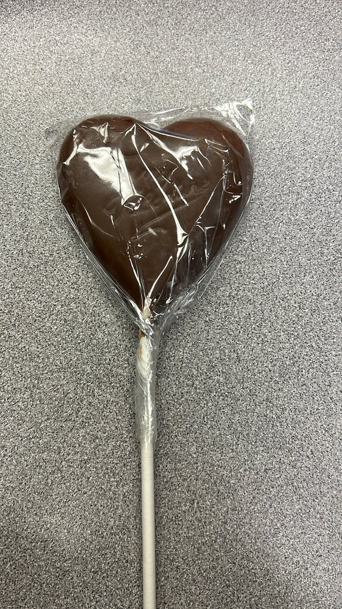 When your former students bring you a chocolate Valentine heart ….. thank Allison and Mariella!!! ❤️🍫🥰