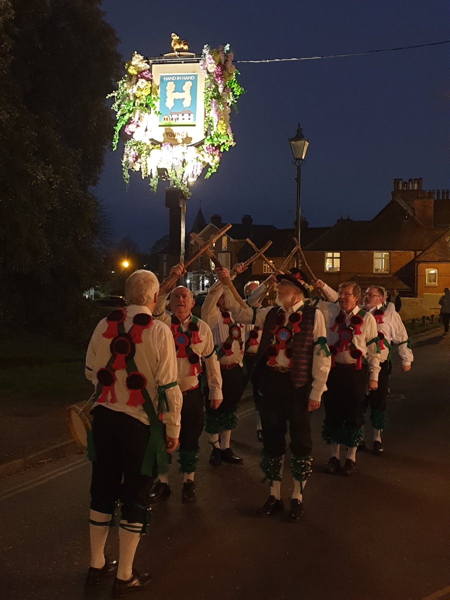 Following a full afternoon practice session today, we provided a short show at the Hand in Hand providing some half time entertainment during the Rugby, before our annual Winer Feast and singsong afterwards
