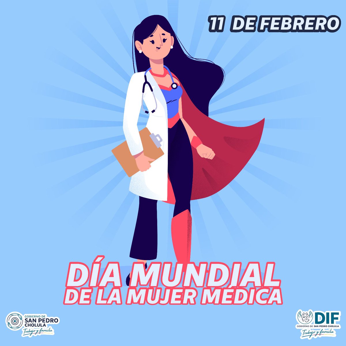 CholulaDIF's tweet photo. 📆 #DíaFestivo | Hoy es el #DíaMundialDeLaMujerMédica, para rendir un tributo a la doctora inglesa Elizabeth Blackwell por ser la primera mujer en el mundo en recibir el título en #EEUU y luego poder ejercer tan loable profesión para el beneficio de la humanidad. 👩‍⚕️🩺 https://t.co/fc9ZiKilih