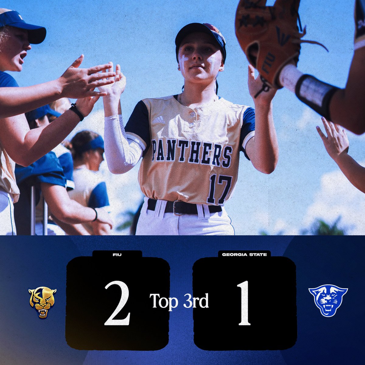 𝐓𝟑 - 𝗙𝗜𝗨 𝟐, 𝐆𝐄𝐎𝐑𝐆𝐈𝐀 𝐒𝐓𝐀𝐓𝐄 𝟏 🥎🌴

🥎Logan Turner scores on RBI double by Varela

#PawsUp🐾