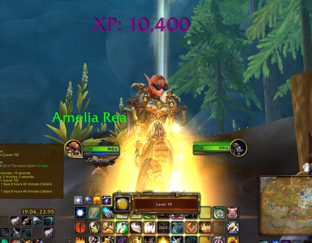 yoco68's tweet photo. And there's the next max level toon!

- 7th toon to max out overall (and 7th Hordie)
- 2nd Blood Elf
- 1st Paladin (Protection)
- 1st Engineer, 4th Miner https://t.co/u3WjUS2J0w