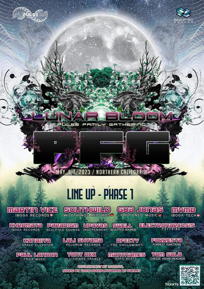 ATT_US_Official's tweet photo. Something to look forward to...

A psychedelic springtime event hosted by Pulse California in a beautiful location.
Pulse Family Gathering: Lunar Bloom
May 5th-May 7th
Save the date!
Phase 2 lineup coming soon!
Get tickets now at: https://t.co/ZOBMSFAf3u https://t.co/y76Eg8OX2W