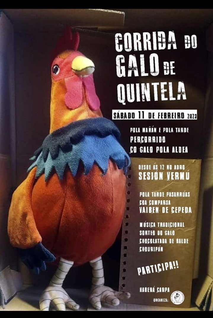 xcgcampo's tweet photo. #Redondela A actividade nas #parroquias segue amosando o seu pulso. Nestas datas de Entroido a corrida do galo en #Reboreda e #Quintela ou Madamas e Galáns en #Cabeiro así o demostra. Co BNG gobernando recibirán un novo ou impulso
#RedondelaconForza https://t.co/dKM73BdqUu