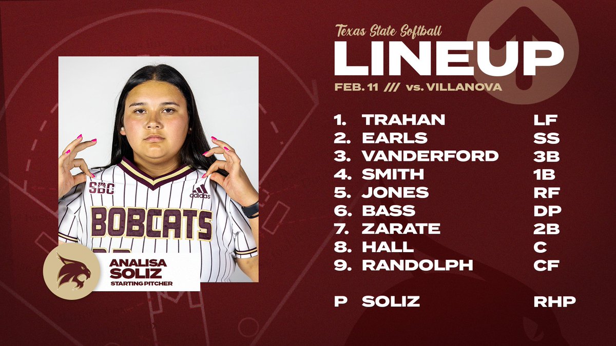 Game ✌️ of the day

Soliz gets her 1st career start

Live stats 📊 bit.ly/3E2EpB0

Listen on <a href="/KTSWSports/">KTSW Sports</a> ➡️ bit.ly/3RKZDaW

#EatEmUp