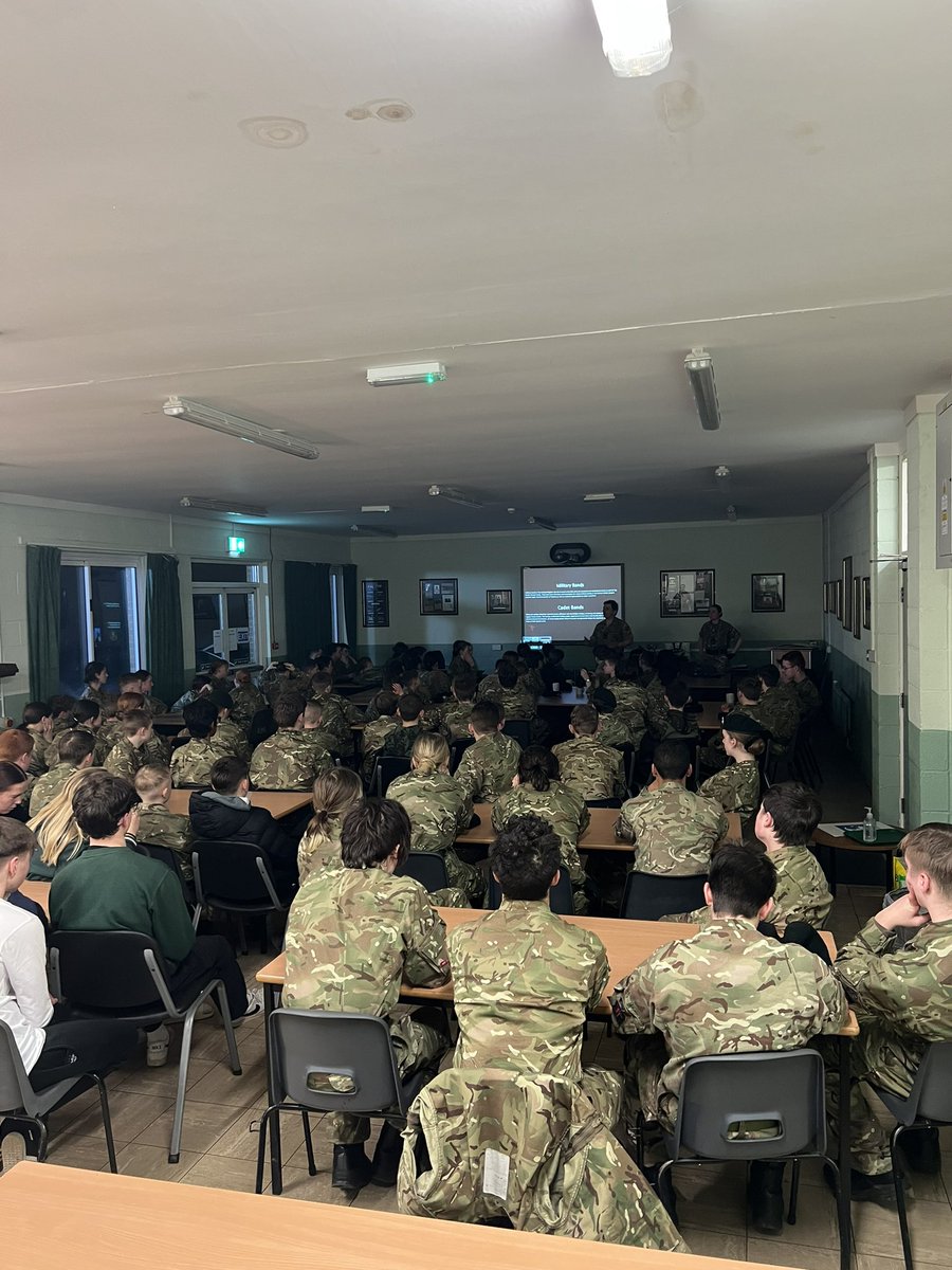 MajDodsACF's tweet photo. Great to have the Band and Bugles of Durham ACF here at our C Company Weekend to share their presentation and hopefully get some future musicians to be part of the band! https://t.co/PxUjim5REU