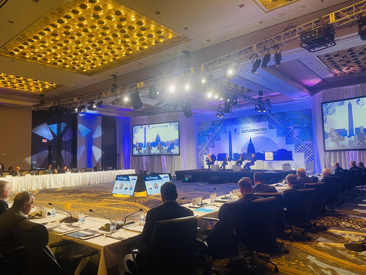 Governors and industry leaders digging in on skills-based pathways. Excited that this important strategy is top of mind during the NGA Winter Meeting. #skills