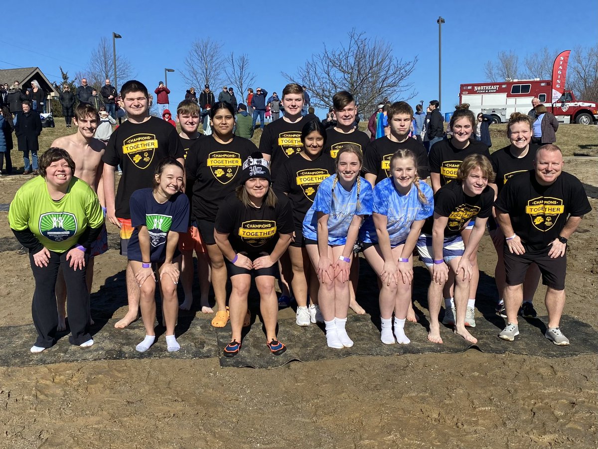 RyanPepple's tweet photo. 2023 Polar Plunge!!!! Thank you all for supporting Unified Knights and Special Olympics Indiana. We raised $2772!! @ChampsTogether @SOIndiana https://t.co/Dn64CCnpmR