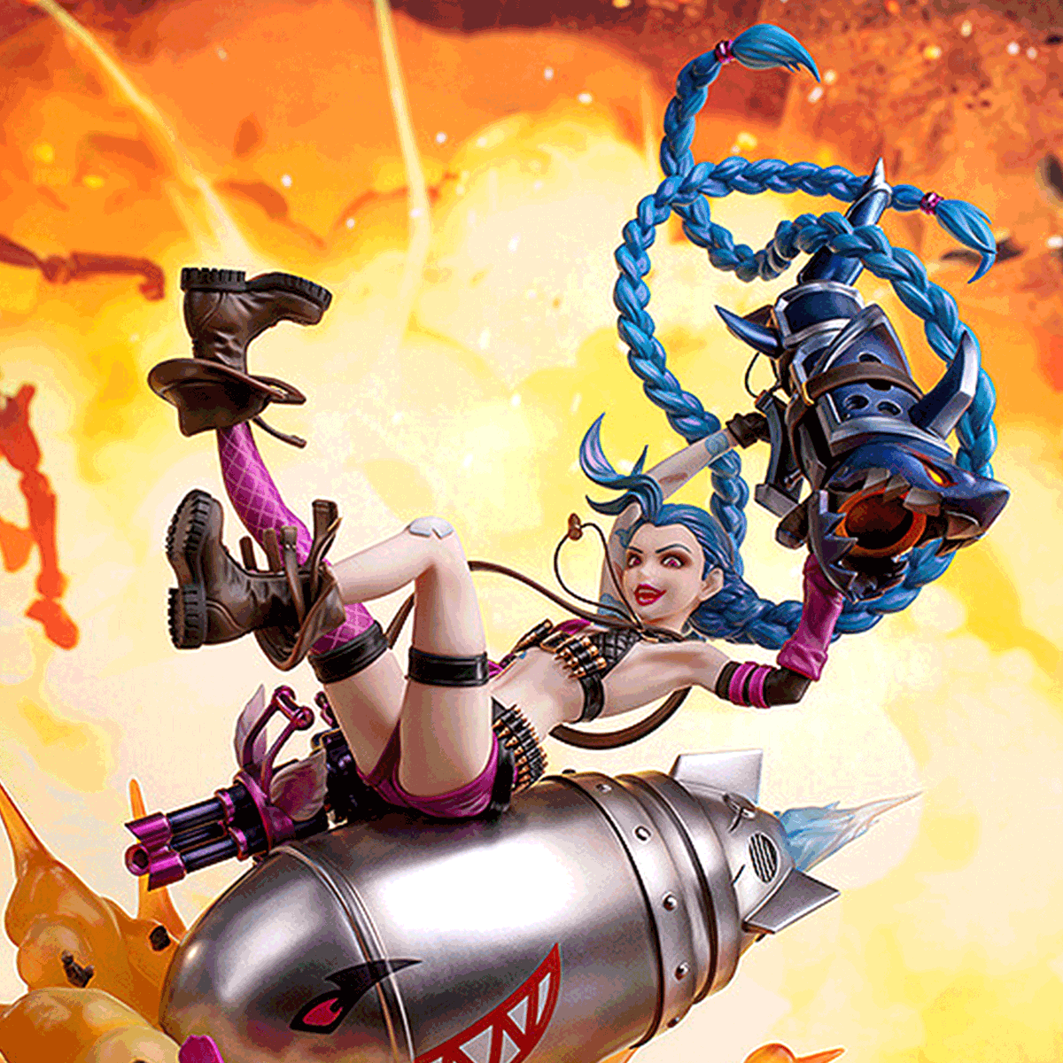 TiendaZ_'s tweet photo. ¡Supermegacohete Requetemortal! 🚀
Cómo nos gusta #Jinx ! De nuevo de parte de @myethos_co nos trae esta espectacular figura a escala 1/7 de  35cm! 😱
Resérvala ya en nuestra web!
https://t.co/dEOMZ5Oj2n
.
.
.
#leagueoflegends #lol #riotgames #summonersrift #leagueoflegendsmemes https://t.co/dBDFUmrWPO