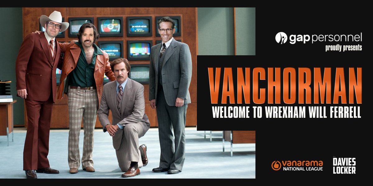 TheDaviesLocker's tweet photo. Suppose it’s time to revisit this fun billboard we did for @gappersonnel a while ago!

Great to see #WillFerrell at the match today! We need @VancityReynolds @RMcElhenney and @thehumphreyker to recreate this one for @TheVanaramaNL soon

UP THE TOWN! 🏴󠁧󠁢󠁷󠁬󠁳󠁿

#wrexham #wrexhamFX https://t.co/JaLDC48pGY